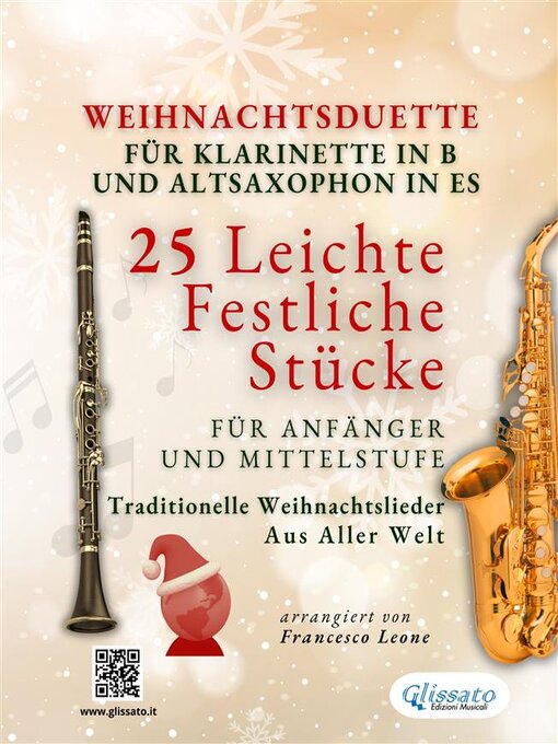 Title details for Weihnachtsduette für Klarinette in B und Altsaxophon in Es--25 Leichte Festliche Stücke für Anfänger und Mittelstufe by John Henry Jr. Hopkins - Available